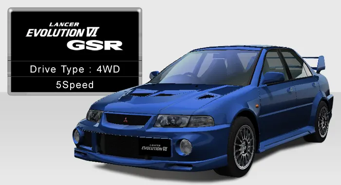 LANCER EVOLUTION VI GSR(CP9A) - 湾岸ミッドナイト MAXIMUM TUNE